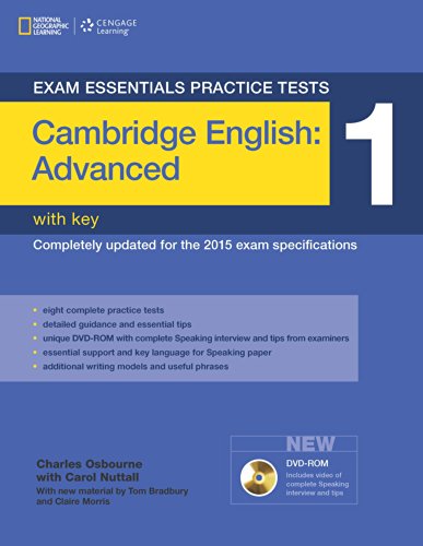Exam Essentials Practice Tests: Cambridge English Advanced 1 with Key and DVD-ROM