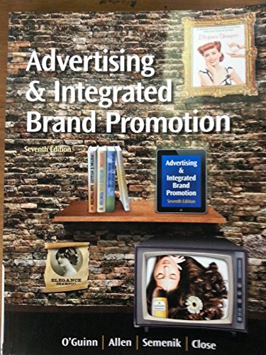 Advertising and Integrated Brand Promotion (Book Only)