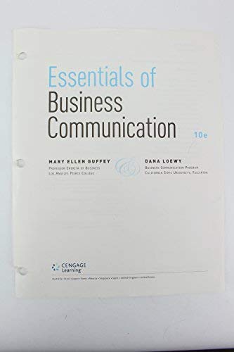 Essentials of Business Communication