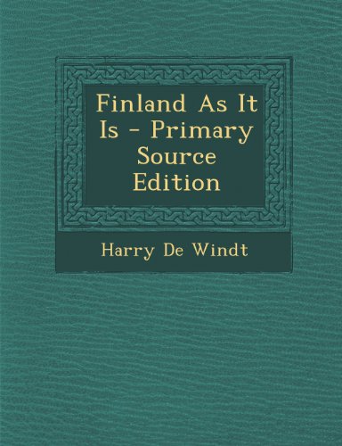 Finland as It Is