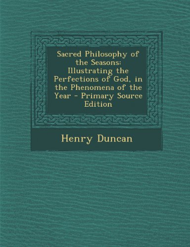 Sacred Philosophy of the Seasons
