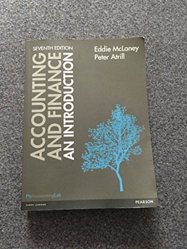 Accounting and Finance: An Introduction with MyAccountingLab Access Card