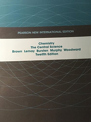 Chemistry: Pearson New International Edition