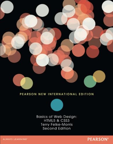 Basics of Web Design: HTML5 & CSS3