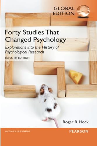 Forty Studies that Changed Psychology, Global Edition