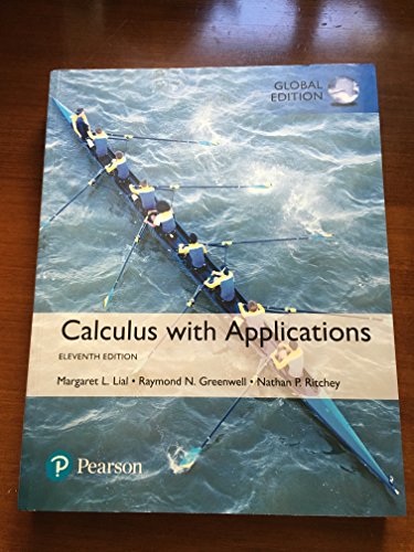 Calculus with Applications, Global Edition