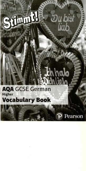 Stimmt! AQA GCSE German Higher Vocabulary Book