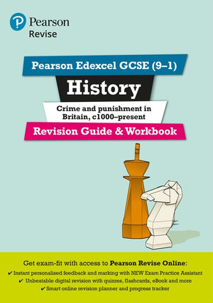 Pearson REVISE Edexcel GCSE History Crime and Punishment Revision Guide and Workbook incl. online revision and quizzes - for 2027, 2028 exams
