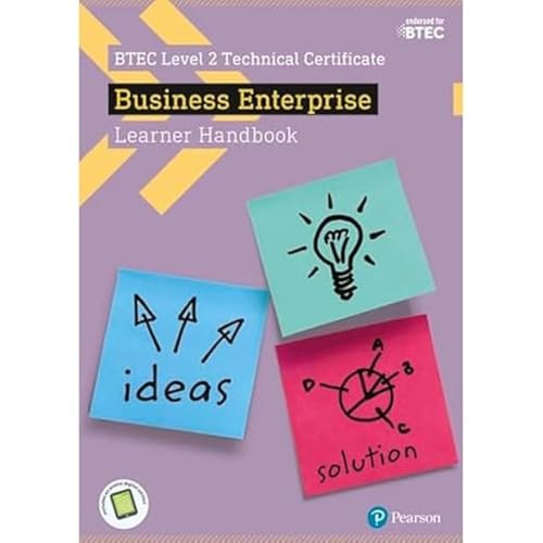 BTEC Level 2 Certificate in Business Enterprise Learner Handbook with ActiveBook