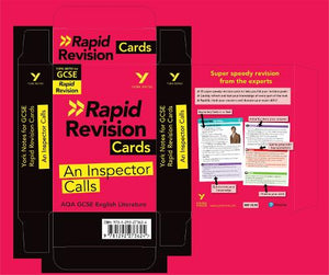 York Notes RAPID AQA GCSE (Revision Cards) An Inspector Calls - for 2026, 2027 exams 