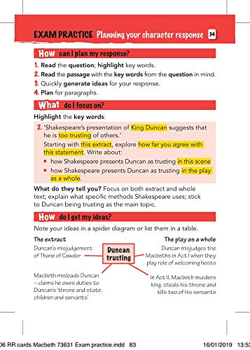 York Notes RAPID AQA GCSE (Revision Cards) Macbeth - for 2026, 2027 exams