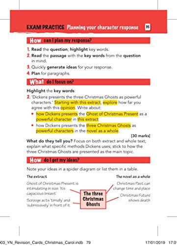York Notes RAPID AQA GCSE (Revision Cards) A Christmas Carol - for 2026, 2027 exams