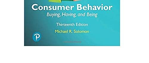 Consumer Behavior: Buying, Having, and Being, Global Edition