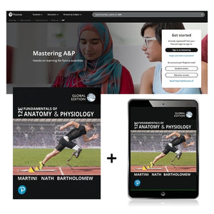 Fundamentals of Anatomy and Physiology, Global Edition + Mastering A&P with Pearson eText (Package) 