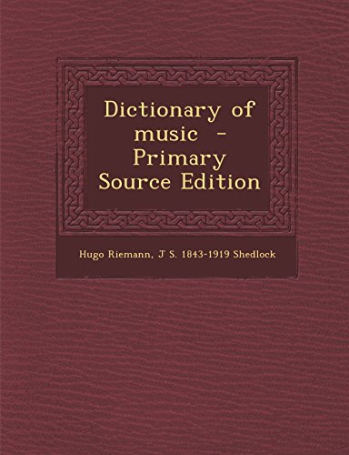 Dictionary of Music