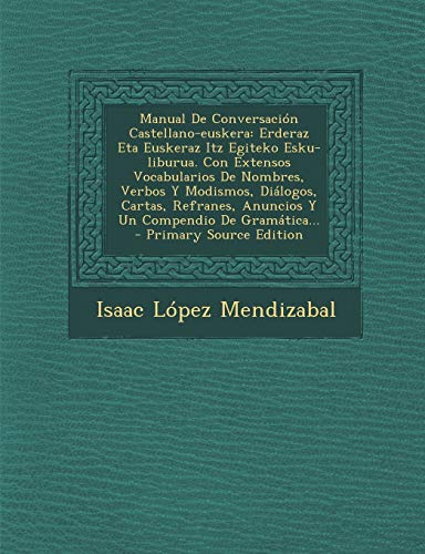 Manual De Conversacion Castellano-euskera