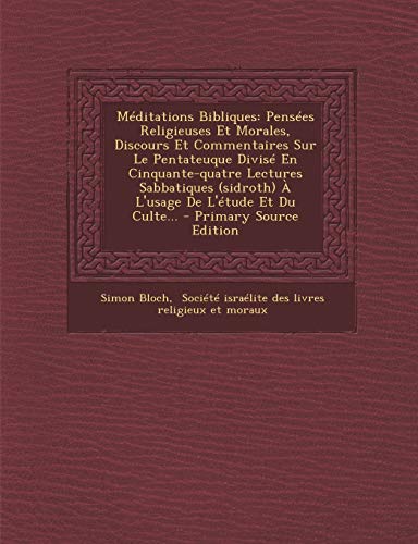 Meditations Bibliques