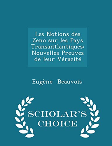 Les Notions Des Zeno Sur Les Pays Transantlantiques