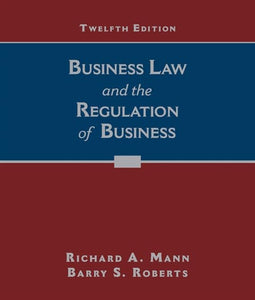 Business Law and the Regulation of Business 
