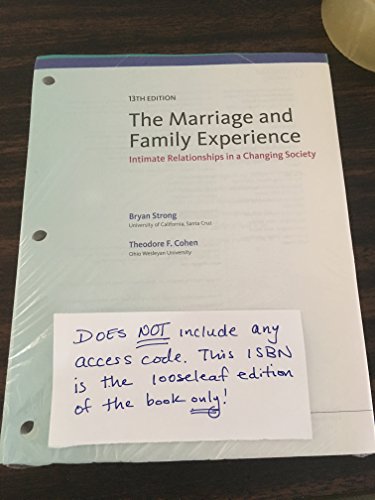 Marriage & Family Exper Intimate Relationships