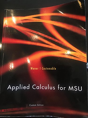 Applied Calculus for MSU