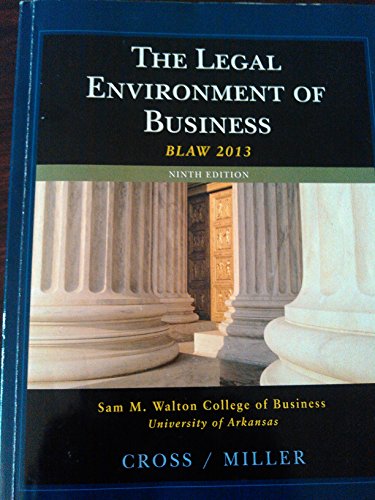 The Legal Environment Of Business 9th Edition