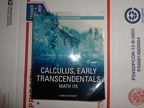 Calculus early Transcendentals James Stewart 8th edition Yale University Math 115