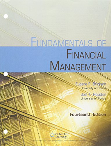 Bundle: Fundamentals of Financial Management, 14th + Mindtap Finance, 1 Term (6 Months) Printed Access Card