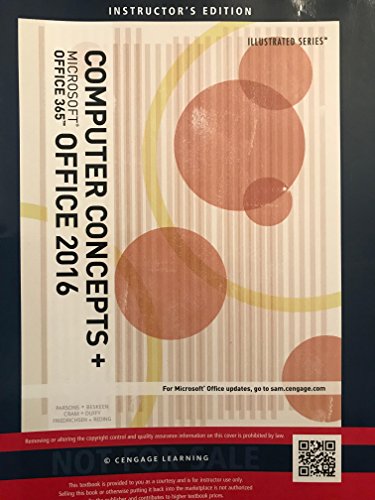 Illustrated Computer Concepts and MicrosoftÂ®Office 365 & Office 2016