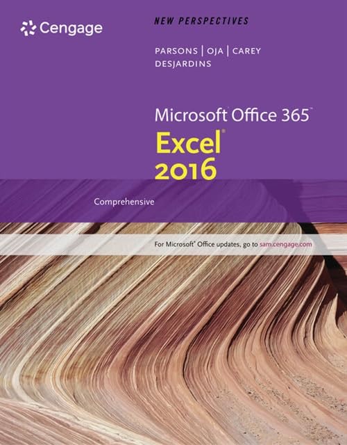 New Perspectives MicrosoftÃ‚Â® Office 365 & Excel 2016