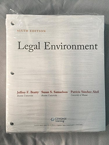 Legal Environment