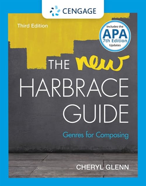 The New Harbrace Guide: Genres for Composing (w/ MLA9E Updates)