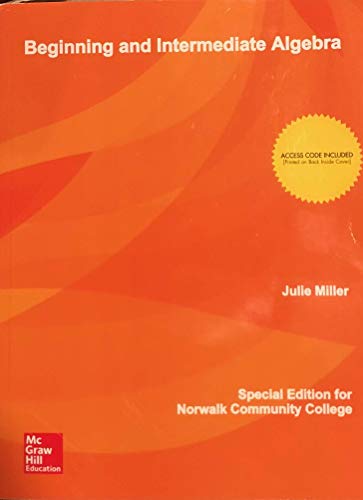 Beginning and Intermediate Algebra, Norwalk Community College