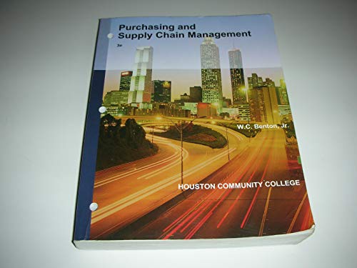 Purchasing and Supply Chain Management Houston community college