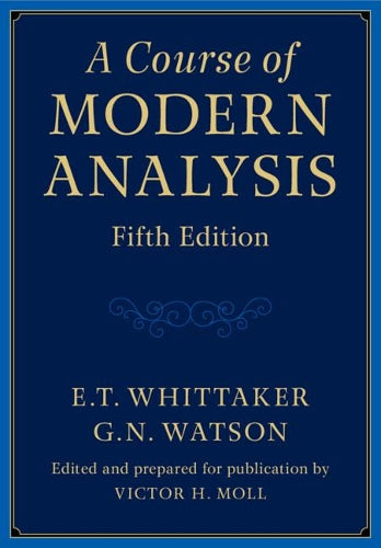 A Course of Modern Analysis