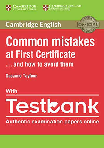 Common Mistakes at First Certificate and How to Avoid Them Paperback with Testbank