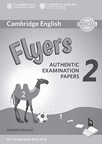Cambridge English Young Learners 2 for Revised Exam from 2018 Flyers Answer Booklet
