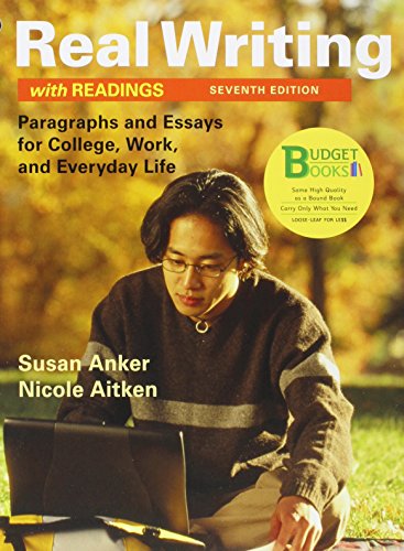 Loose-Leaf Version for Real Writing with Readings