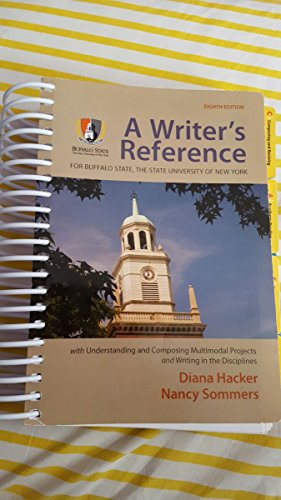A Writer's Reference 8th Edition Buffalo State
