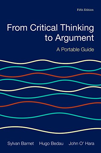 From Critical Thinking to Argument