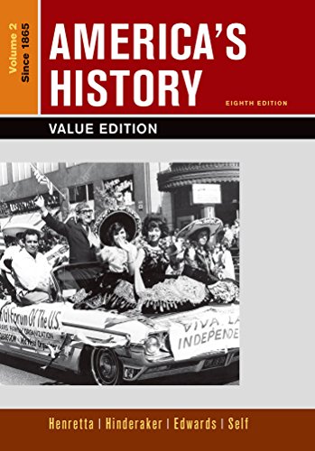 America's History, Value Edition, Volume 2