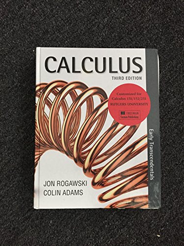 Applied Calculus (with InfoTrac) 3rd edition by Waner, Stefan; Costenoble, Steven published by Brooks Cole Hardcover