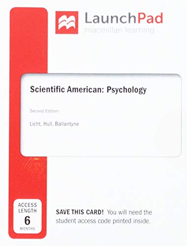 Launchpad for Scientific American: Psychology (1-Term Access)