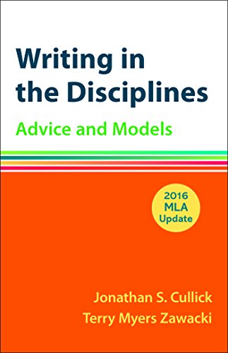 Writing in the Disciplines Supplement with 2016 MLA Update