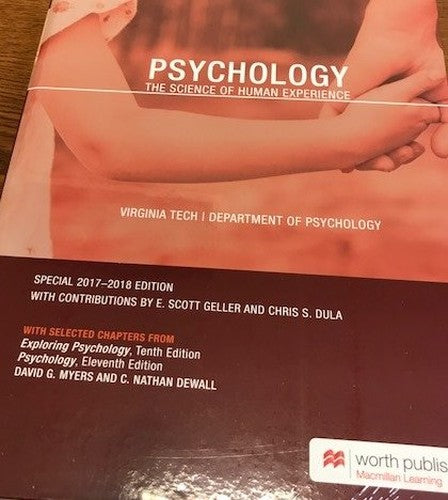 Psychology (Virginia Tech Custom) (Text only)