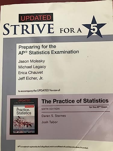 UPDATED Version of Strive for a 5: Preparing for the AP (R) Statistics Exam