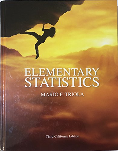Elementary Statistics Third California Editio