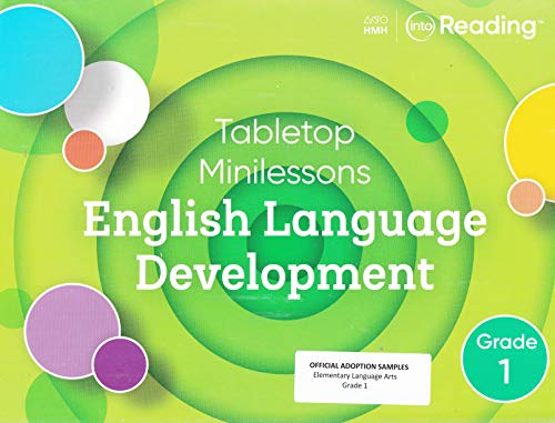 Tabletop Minilessons English Language Development Grade 1 (Into Reading)