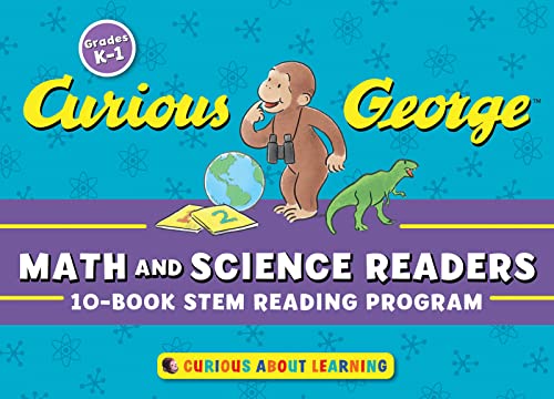 Curious George Math & Science Readers: 10-Book Stem Reading