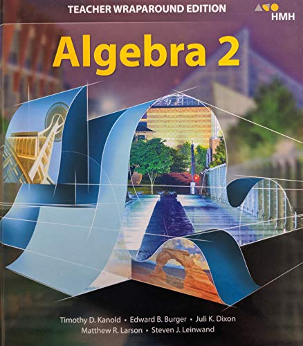 AGA HMH Algebra 2, Teacher Wraparound Edition (StA), c. 2018